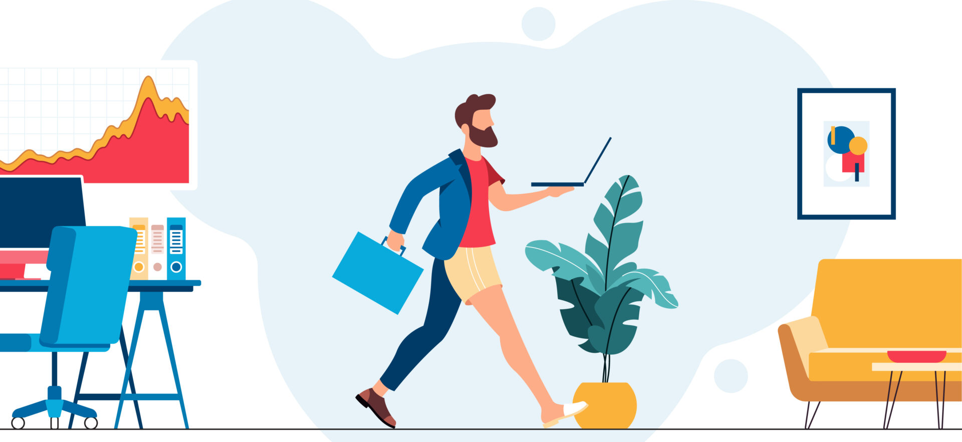 Homeoffice oder zurück ins Büro? Wie Sie psychischen Stress und Depressionen vermeiden